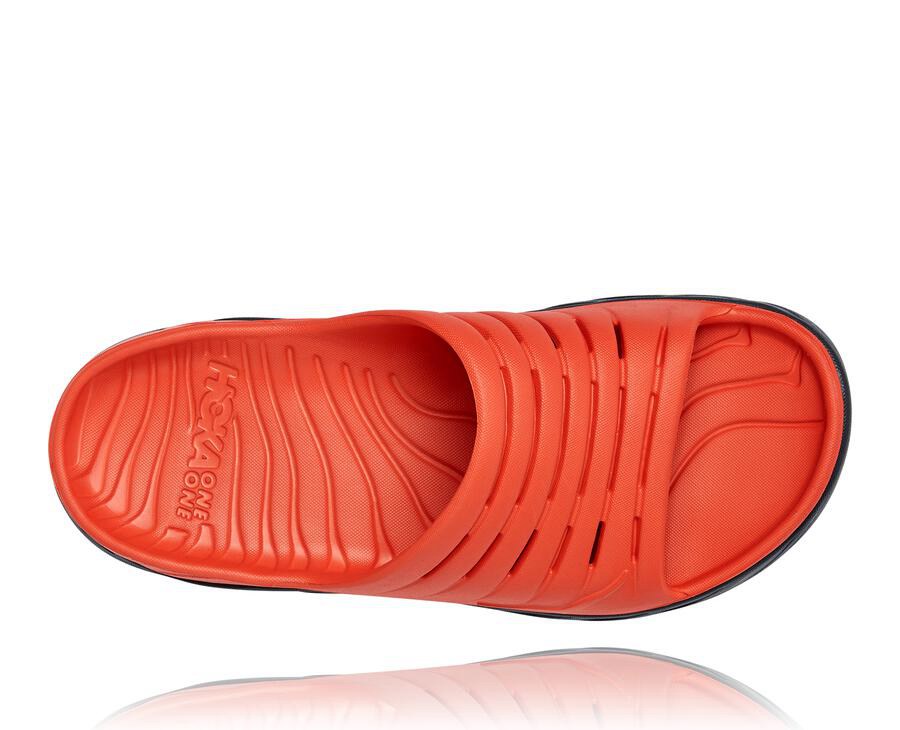 Hoka One One Mens Slide - ORA Recovery - Red - TRUS03547